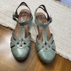 Cobb Hill by New Balance, Aubrey, Sage Green, T-Strap Comfort Dress Shoe, 10 M